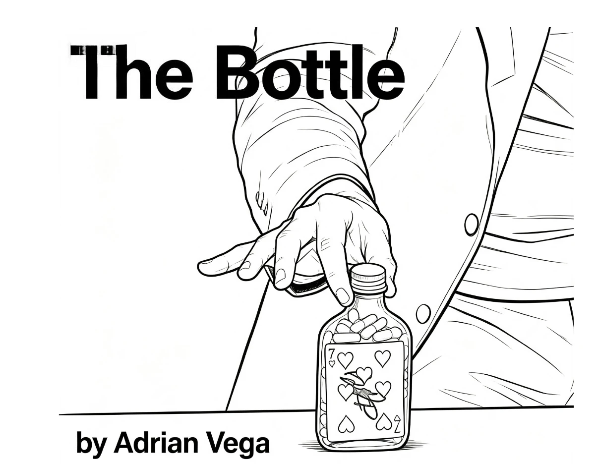 Stage Magic The Bottle by Adrian Vega Tricks Signed Card Appear in Sealed Bottle Magia Magician Prop Accessory Gimmick Illusion