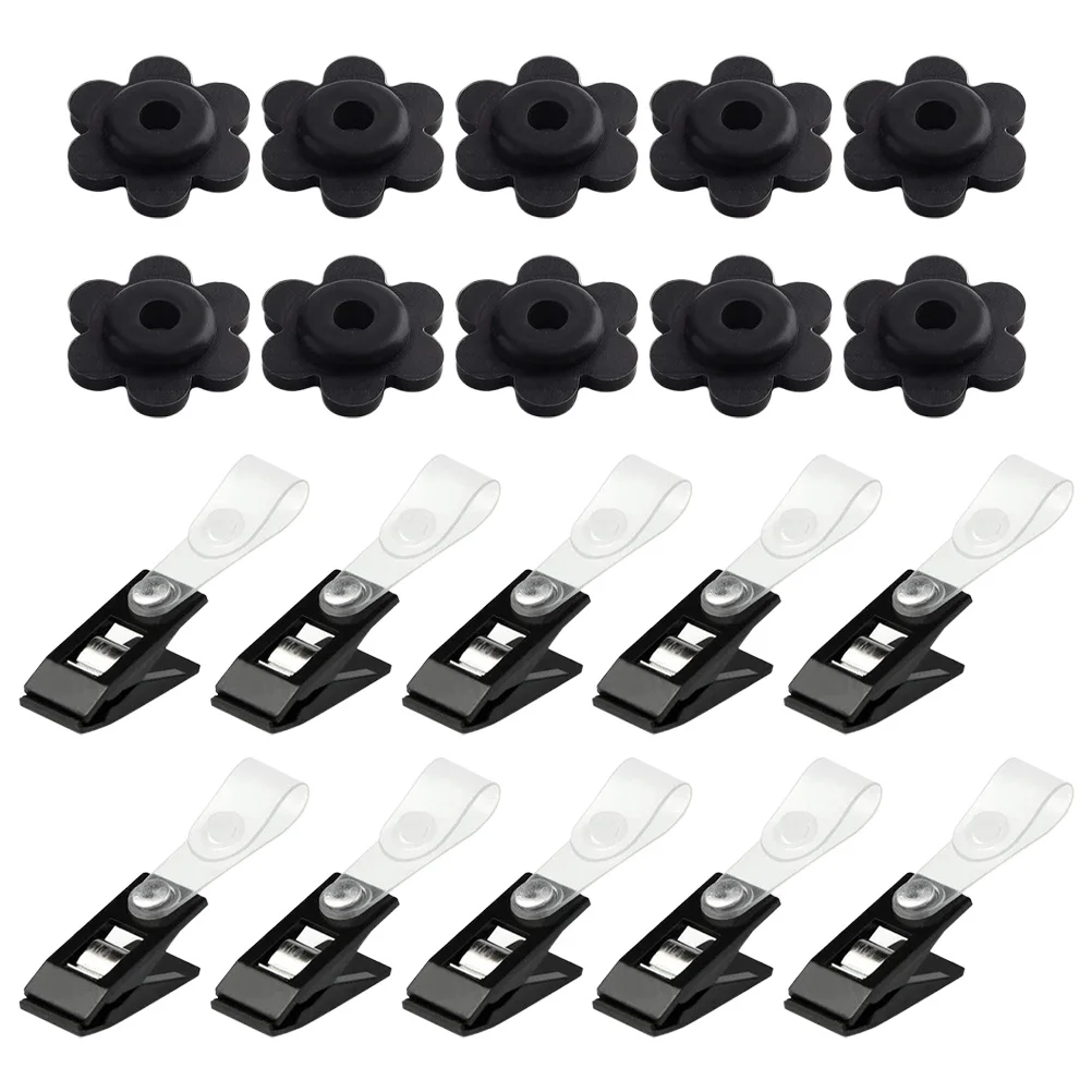 

1 set 1 Set Of Garden Clips Windproof Garden Banner Stopper Anti-Wind Flag Clips Durable Lightweight Lawn Flag Accessories