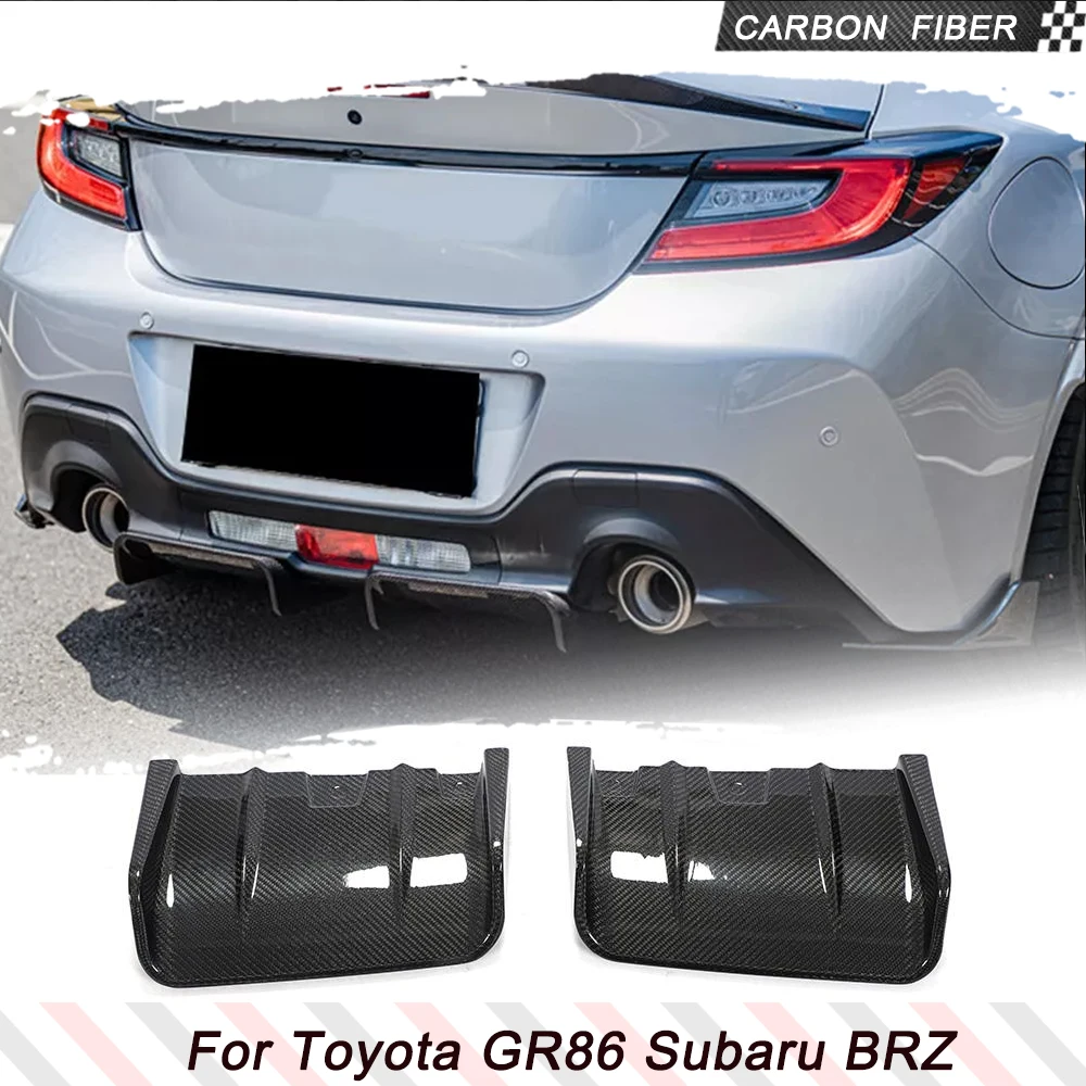 

Car Rear Racing Diffuser Lip Spoiler For Subaru BRZ For Toyota GR86 Coupe 2-Door 2022 2023 Carbon Fiber Rear Bumper Panel Lip