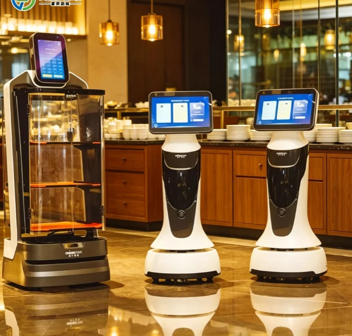 Modern Appearance Smart Delivery Robot Restaurant Food Delivery Robot