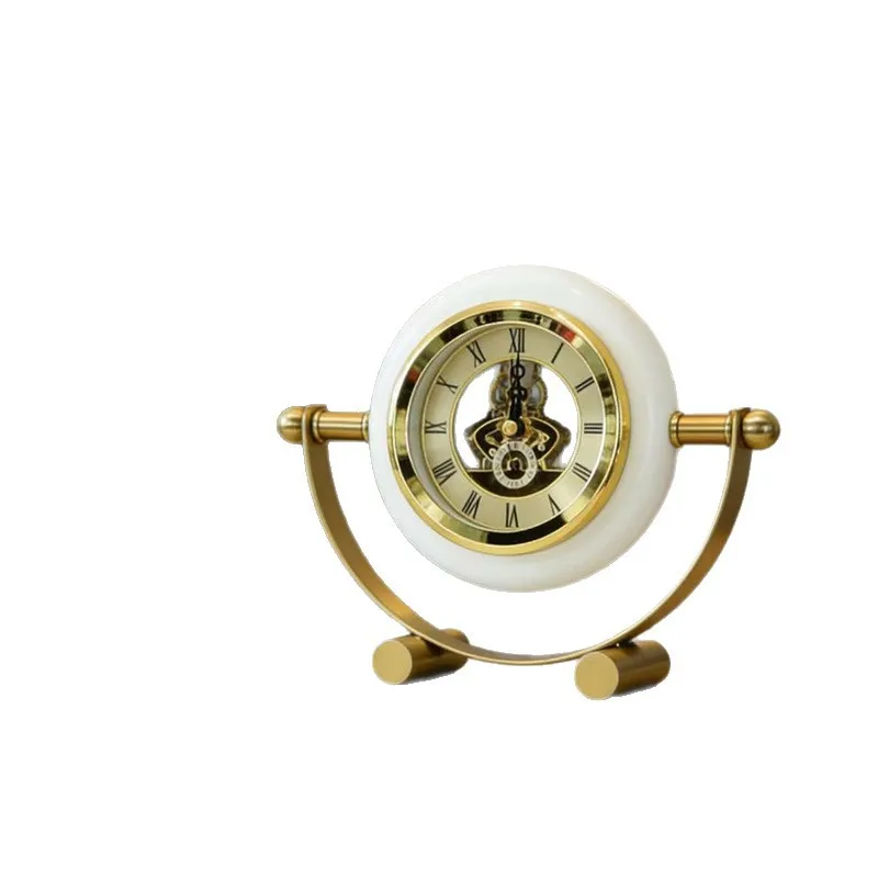 Creative Study Desk Clock Decoration Bedroom Bedside Clock Ornament Model Room Soft Decoration