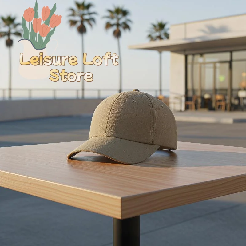 Solid Color Baseball Cap Stylish Sun Hat Hip Hop Outdoor Thickened Hat Adjustable for Hiking Riding