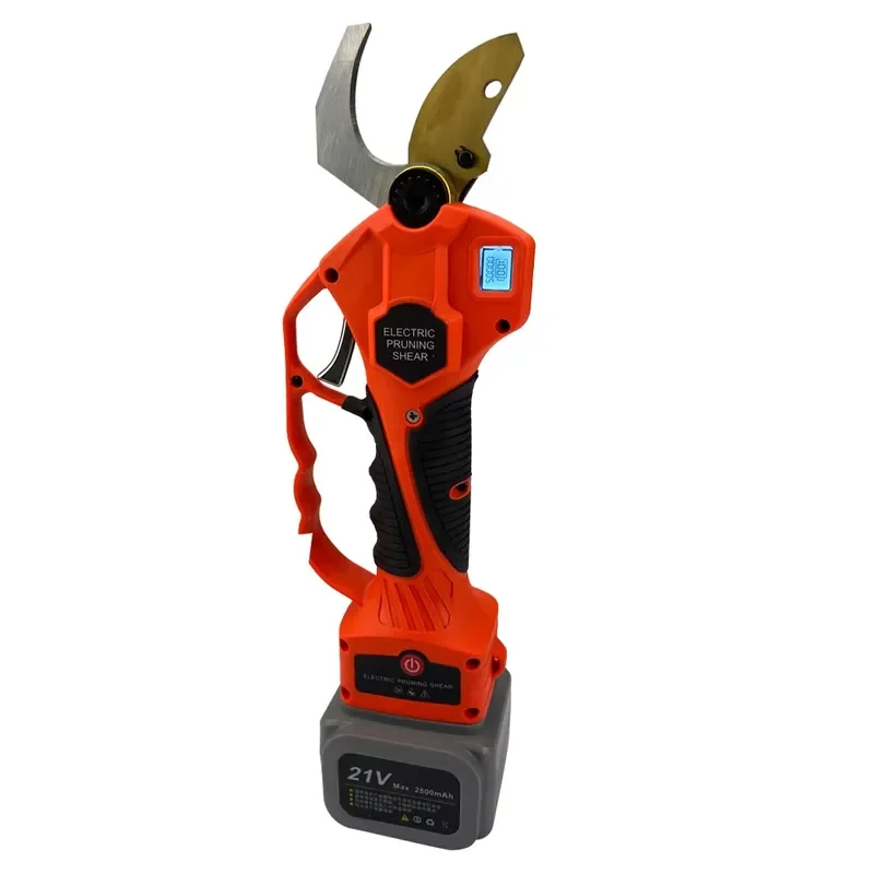 30mm Cordless Electric Trimmer 21V Folding Bar Power Shear Progressive Fixtures Extension Scissors for Garden Grass Cutting