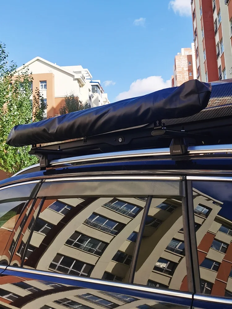 DANCHEL Auto-Duschzelt, Fahrzeug-Seitenduschzelt mit LED-Beleuchtung, Privatsphäre-Umkleidekabine für SUV Outdoor-Camping – Detail 17
