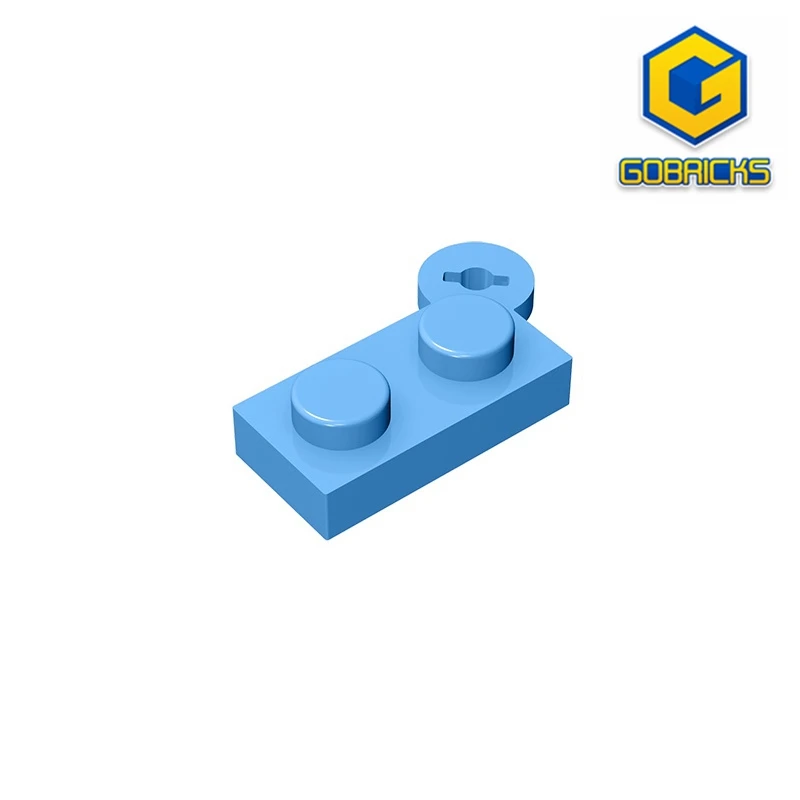 Gobricks GDS-808บานพับ/อเนกประสงค์ Elements1x2บานพับ (ขวา) เข้ากันได้กับ Lego 73983 2430เด็ก DIY การศึกษา