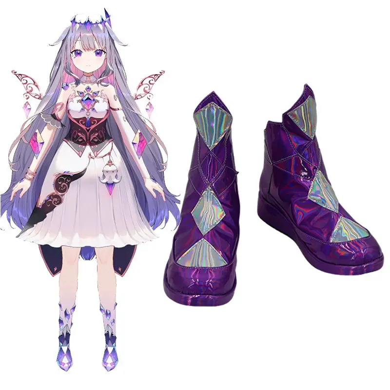 

Koseki Bijou Cosplay Shoes Boots Hololive EN 3rd Generation Advent Holo Vtuber Halloween Party Role Play Costume Accessories