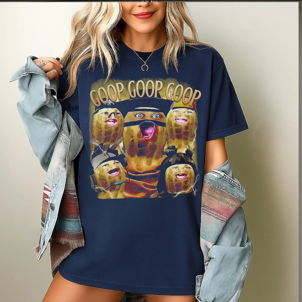 Funny The Burnt Peanut GOOP Bungulato Homage Shirt Peanut GOOP Bungulato 90s Clothing Graphic Short Sleeve Shirt Unisex
