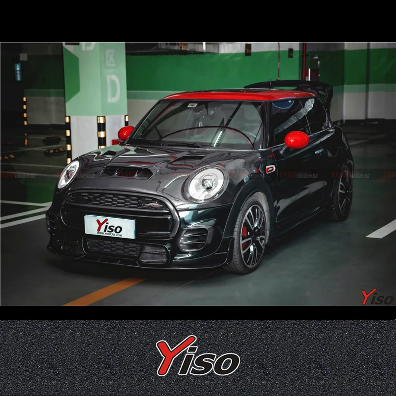 FOR 2015-2022 BMW MINI F55 F56 JCW Modified Carbon fiber Aerodynamic kit YISO Grille