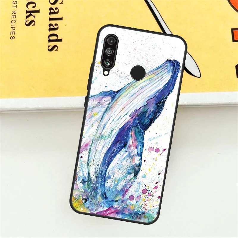 Whale Fish Wave Sea Case For Huawei P30 P20 P40 Lite Nova 11 Pro 9 10 SE 5T 3i 7i 11i Y60 Y70 Y90 Y61 Y91 Cover image 2