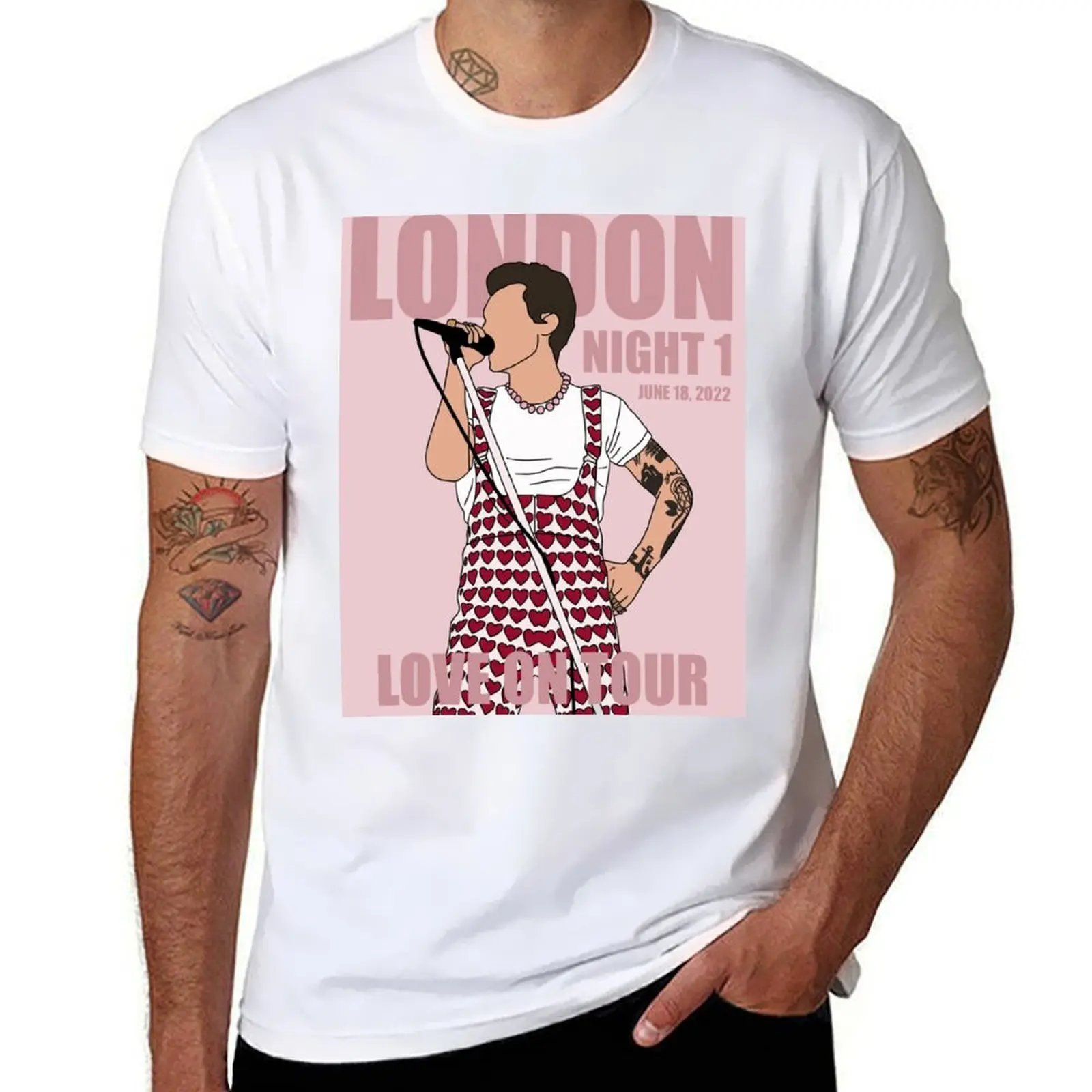 

Love On Tour LONDON Night 1 T-Shirt funny t shirts man t shirts with prints T-Shirt
