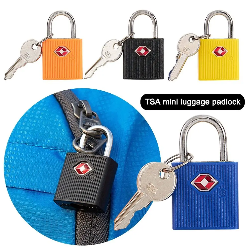 Portable TSA Customs Lock Anti-Theft with 2 Keys Cabinet Lock Luggage Lock for Travel