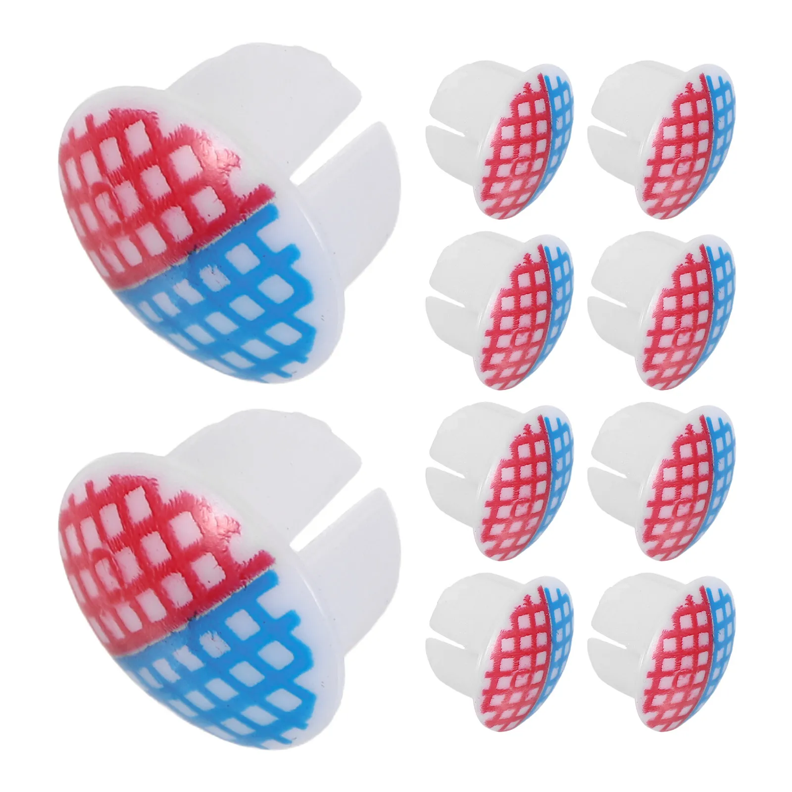 

40 шт. самоклеящихся водонепроницаемых наклеек-индикаторов температуры для смесителей горячей и холодной воды на кухню и в ванную комнату