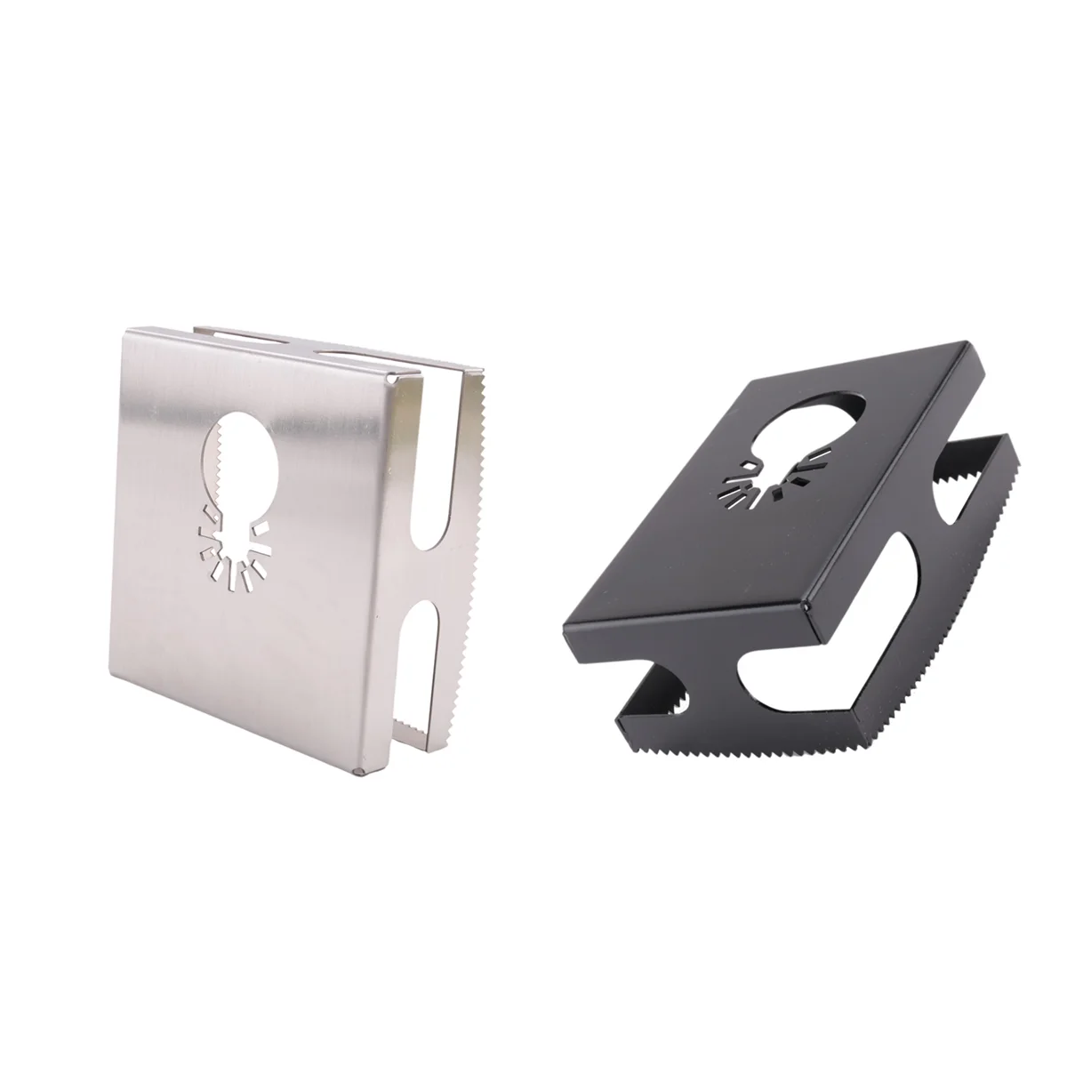 2 Pcs Square Slot Cutter for Electrical Box Drywall Outlet Cutout Tool Oscillating Square Blade for Drywall, Metal,