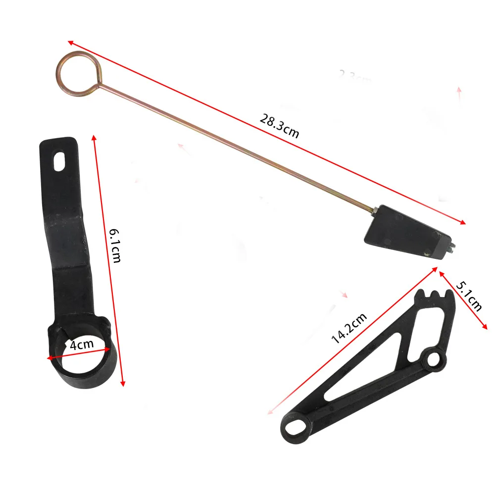 Per Ford 4.6L/5.4L 3V Motore Cam Phaser Strumento di Tenuta e Albero Motore Posizionamento Chiave di Supporto e Catena di Distribuzione di Blocco Cuneo Strumento