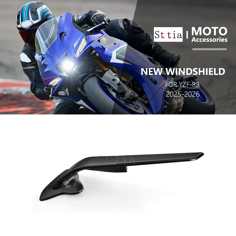 

New Motorcycle Rear View Mirror For Yamaha YZF-R9 YZFR9 YZF R9 2025 2026Adjustable CNC Aluminum Rearview Mirror Wind Wing Mirror