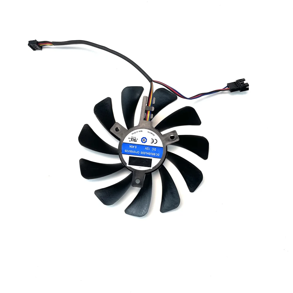 2 pièces/ensemble FDC10U12S9-C CF1010U12S 95mm dermatjas590 GPU carte vidéo refroidisseur ventilateur pour XFX RX 590/580 VGA carte vidéo refroidissement