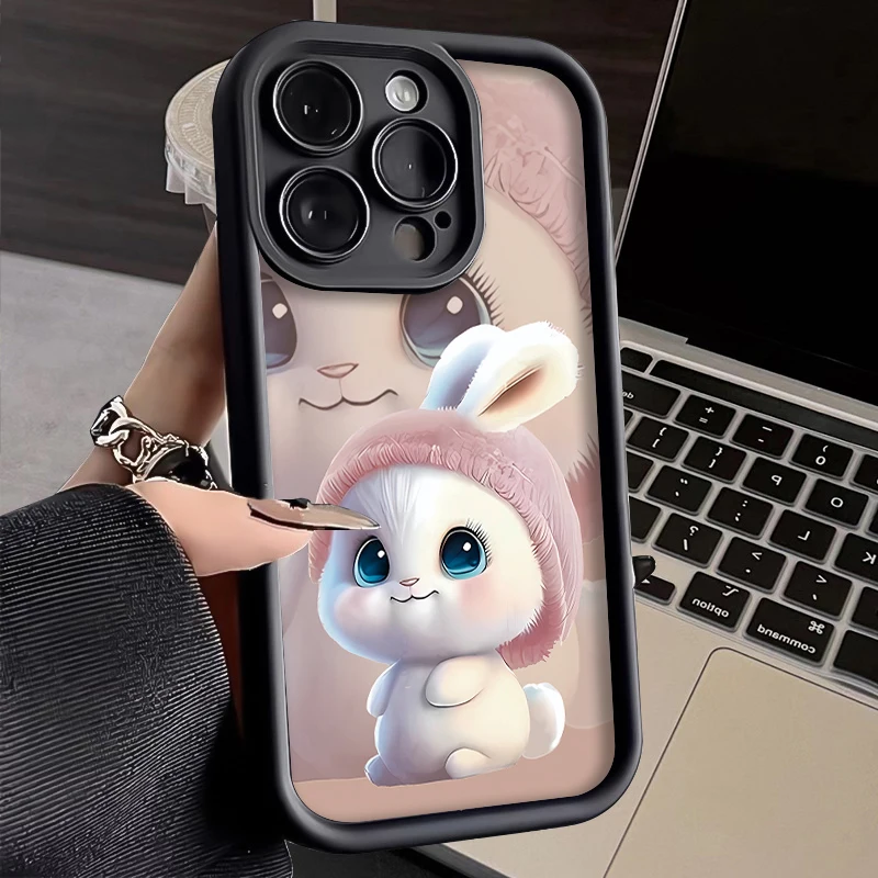 Funda Animal conejo Panda para Xiaomi 13T 12T 11T 13 12 11 Lite 5G NE POCO X6 X5 X4 GT F3 F4 F5 M6 Pro X3 NFC fundas de silicona suave