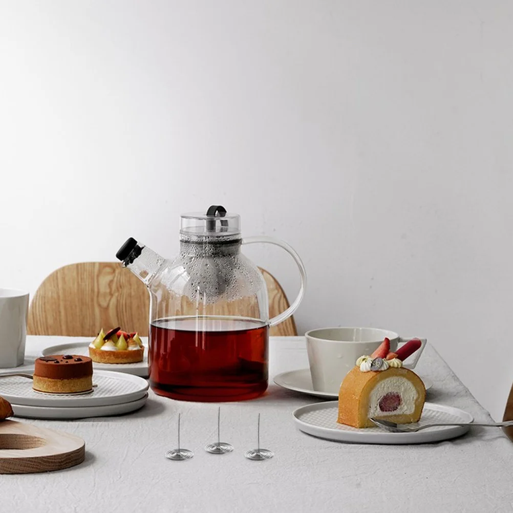 

15Pcs Tea Pot Spout Filter Stainless Steel Spring Mesh Strainer Easy Clean Tea Leaf Filter for Home Office Strainer for Teapot