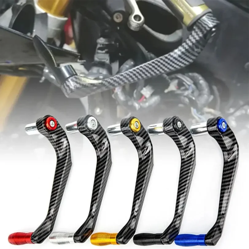 Motorcycle CNC Aluminum Handlebar Brake & Clutch Lever Handguard Shield and Protector Gear Modification Accessories