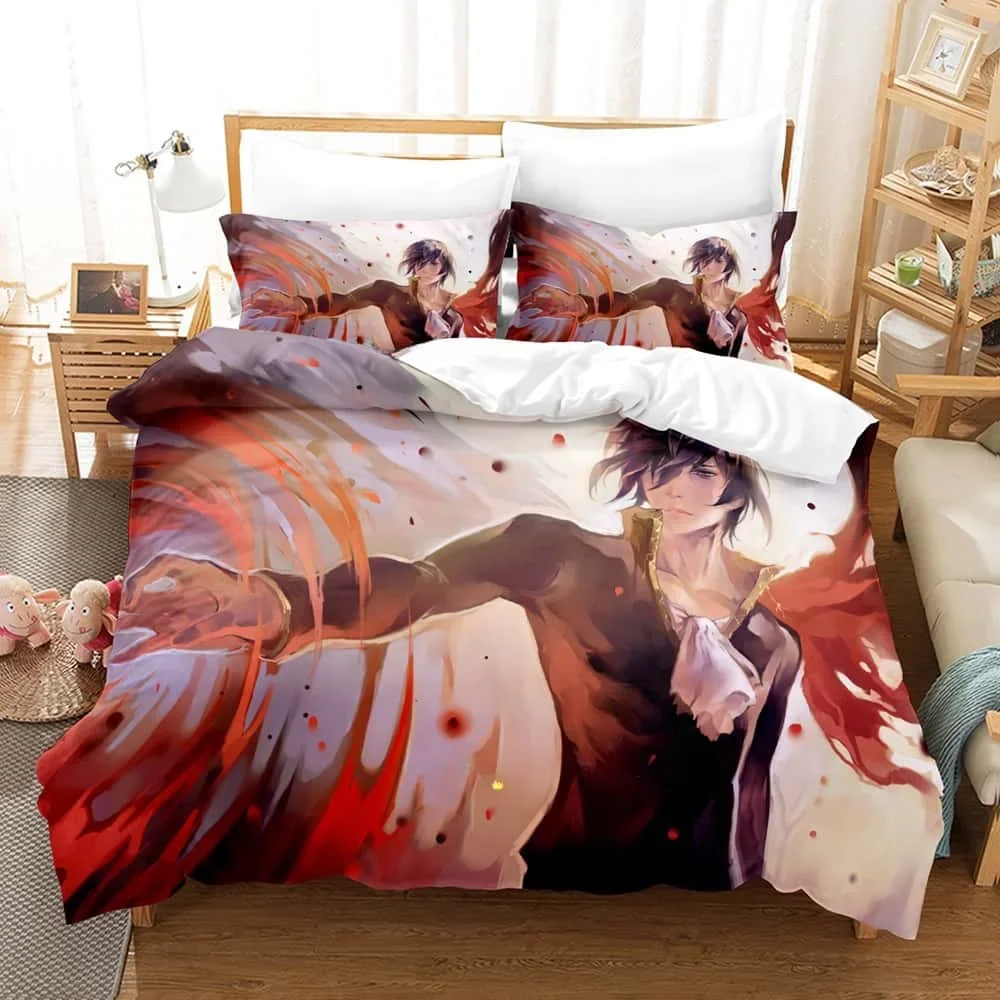 3D-Druck Anime Noblesse Bettwäsche-Set Bettbezug Tröster Bett Set Bettbezug Kissenbezug King Queen Twin Size Jungen Mädchen Erwachsene