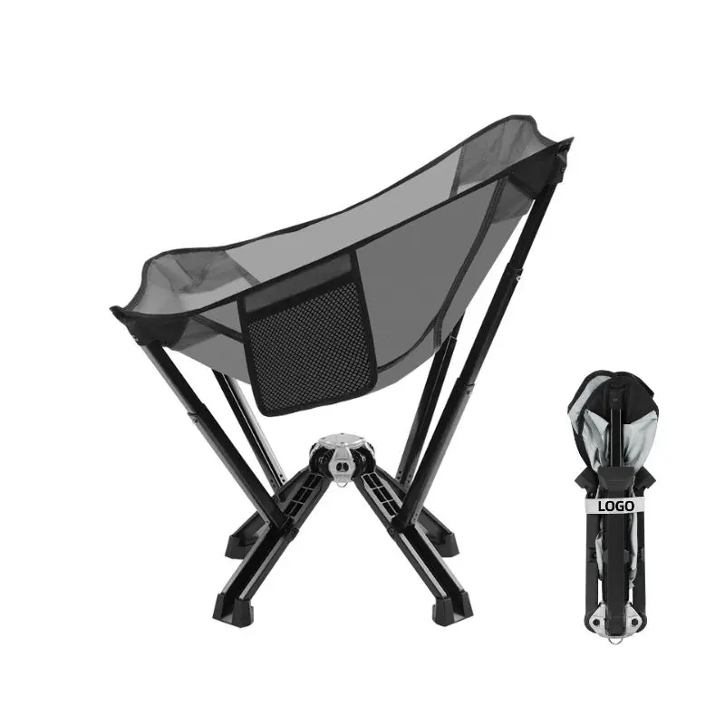 Ultralight Aluminum Camping Chair, High Back Compact Portable Folding Chair for Backpacking, Fishing, Hiking