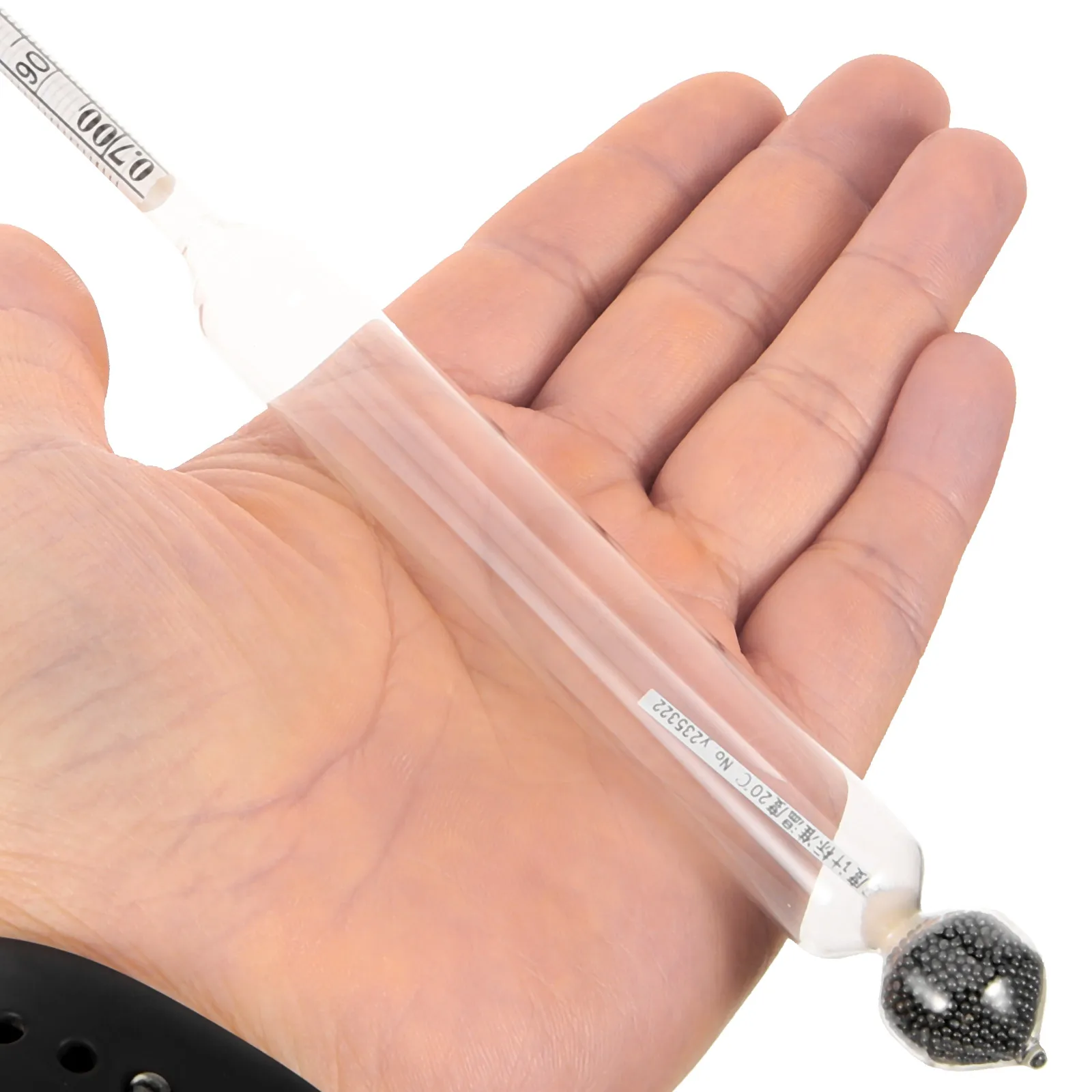 

Hydrometer Density Meter Glass Liquid Specific Gravity Tester for Petroleum Diesel Mud Sulfur Liquids Corrosion Resistant