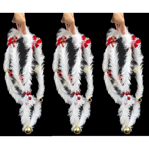 Happyland 3 Pcs Christmas Fancy Garland White 2,5 Meters