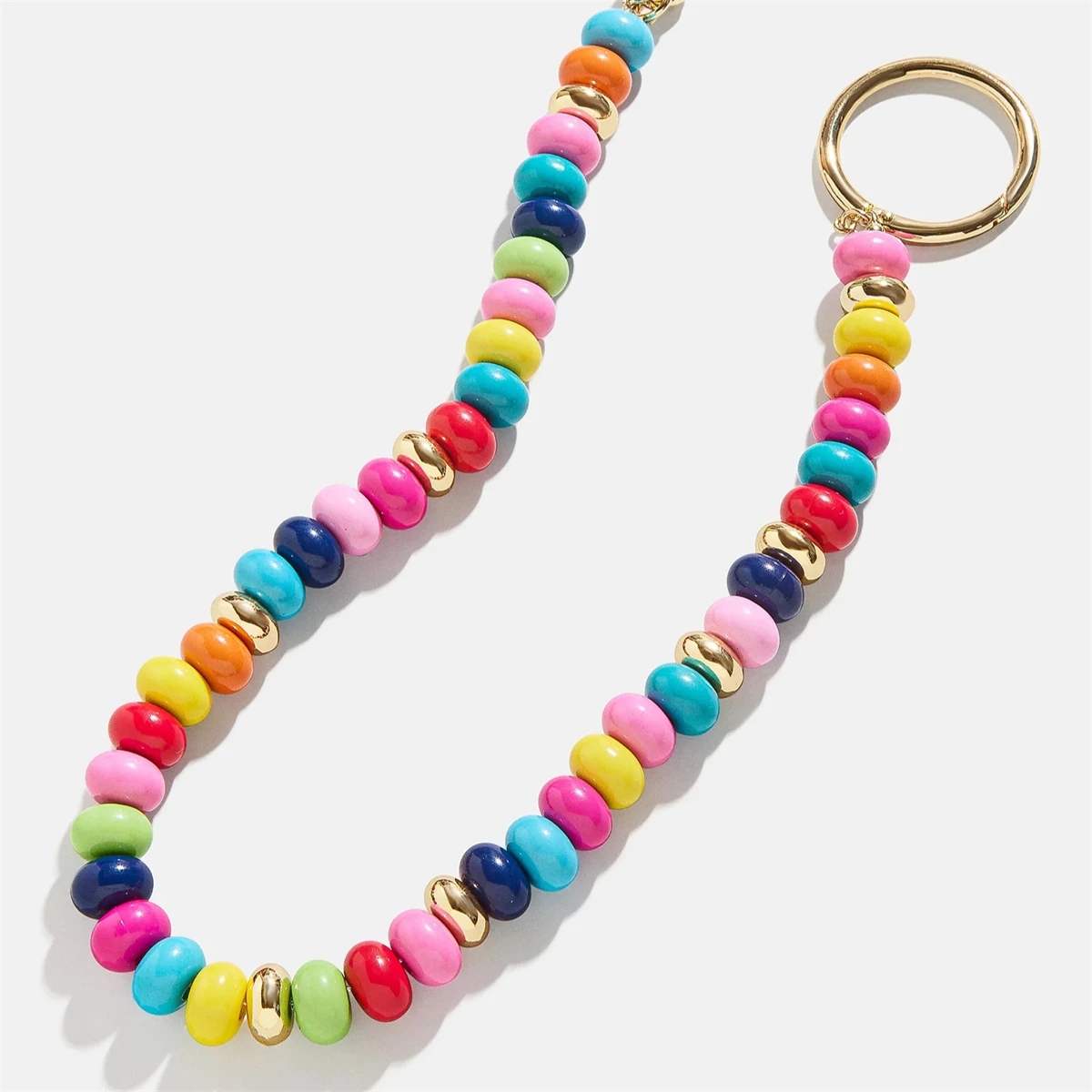 Beliebter bunter Taschenanhänger, handgewebter Schlüsselanhänger, Internet-Trend-Anhänger, buntes Seil, Perlenaugen, DIY-Zubehör – Detail 5