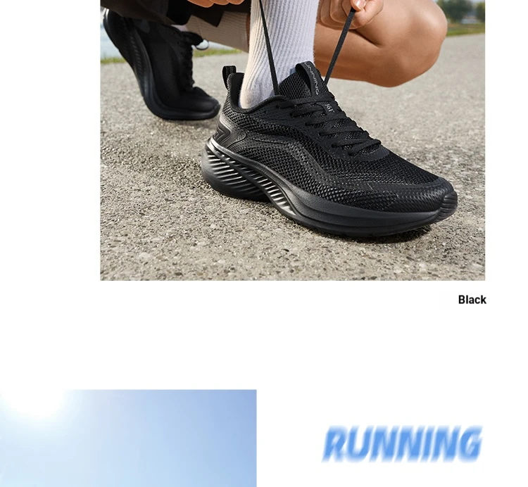 361 Degrees Fengye 1.0 SE Verschleißfeste, bequeme, stoßdämpfende, leichte, stabile, atmungsaktive Herren-Jogging-Sneaker 672612223F – Detail 9