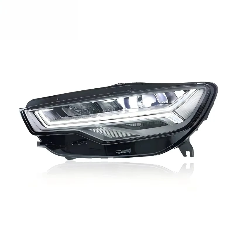 -For 2012-2018  A6 C7 Upgraded High-End Matrix LED Headlight Assembly Projector Lens DRL*