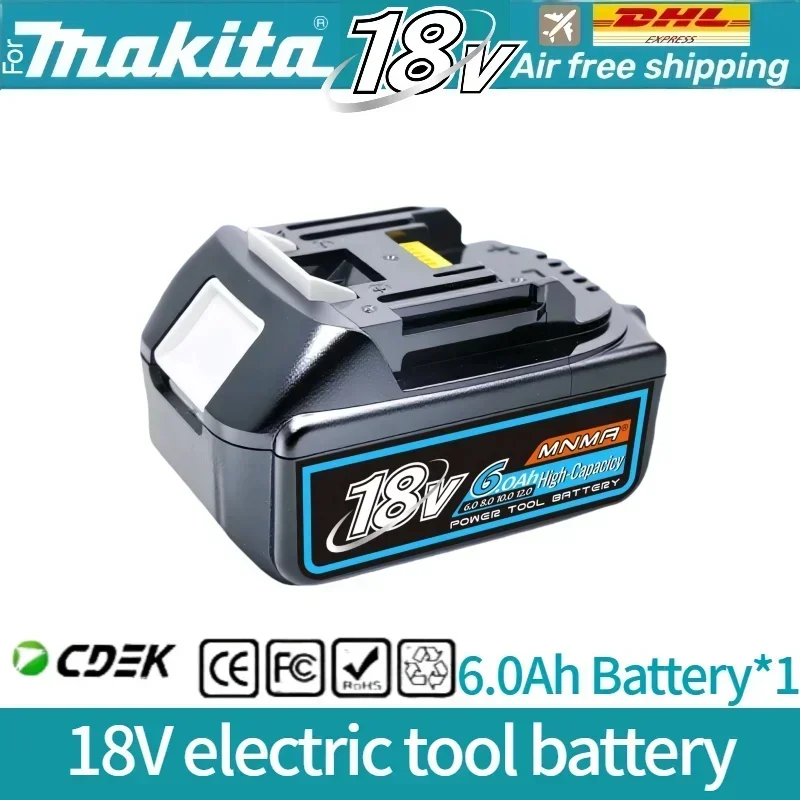 6AH 8AH 10AH 12AH Voor Makita 18V Batterij Power Tools Li-Ion Vervanging LXT BL1840 BL1850 voor 18V Schroevendraaier met BMS ✅ ? ?