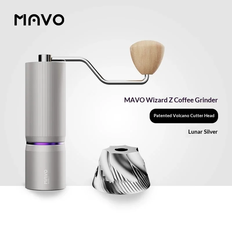 Портативная ручная кофемолка MAVO Wizard Z, ручной измельчитель кофейных зерен, точный инструмент для помола, для домашнего использования, для ручного заваривания, для бариста.