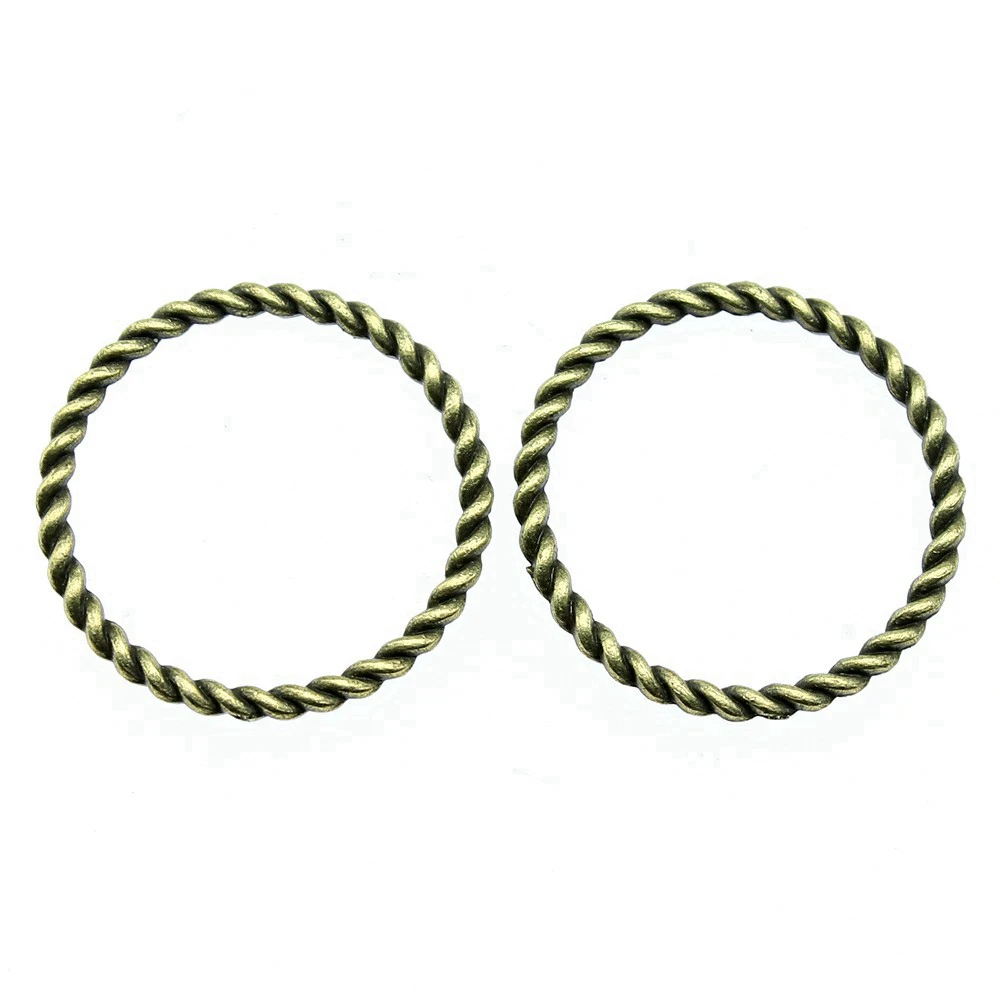 20pcs/lot Circle Charms For Jewelry Making Women Accessories