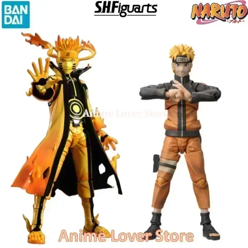 Bandai SHFiguarts SHF Naruto Uzumaki Naruto Uchiha Sasuke Madara Haruno Sakura Hatake Kakashi Jiraiya Orochimaru Anime Figures