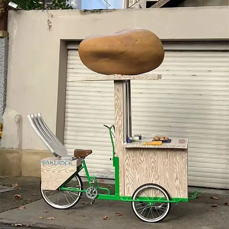 Car simulation big potato model fiberglass sculpture dining car decoration three-dimensional large ornament