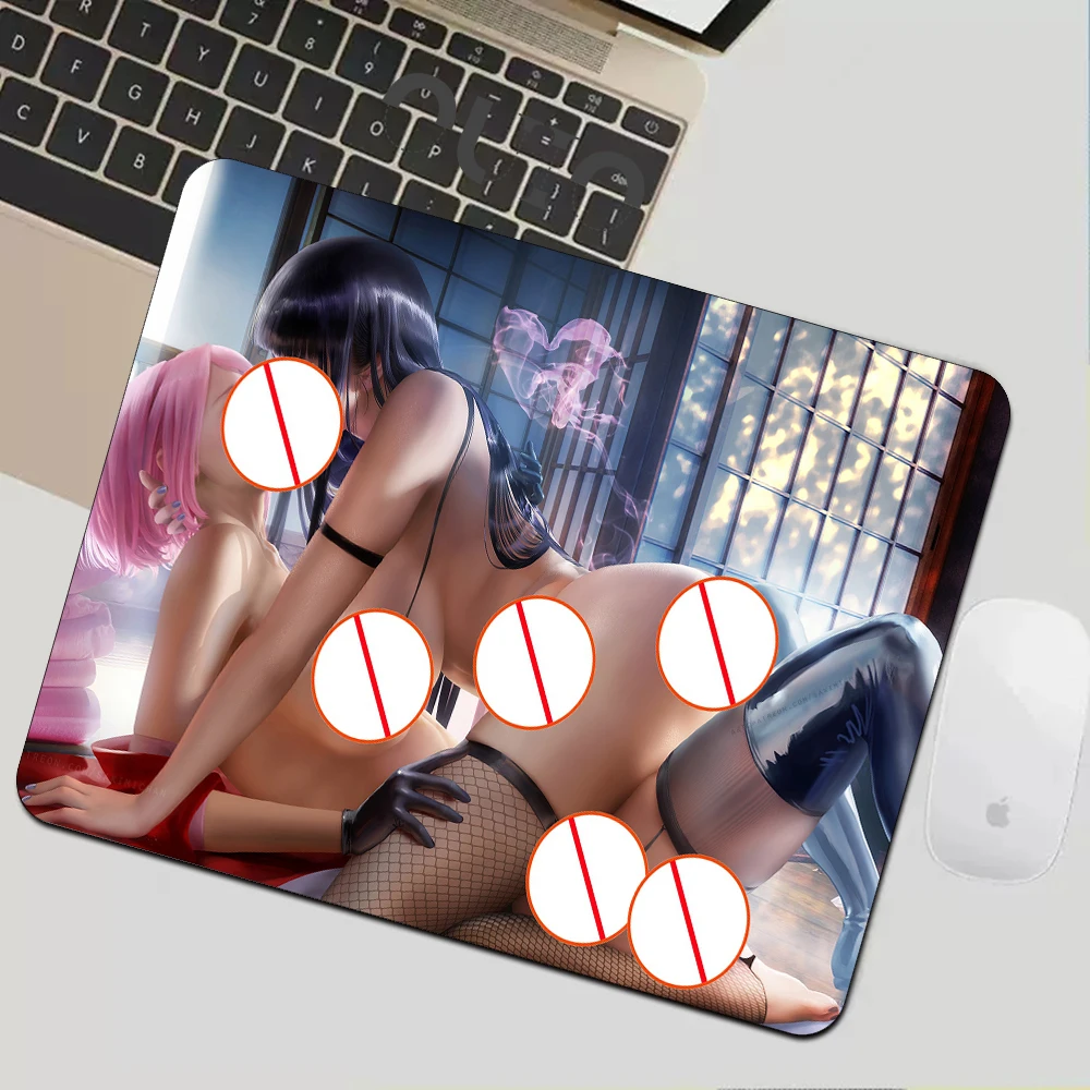 Anime Mouse Mat Sakura Hinata Sexy Mausepad Keyboard Pad Deskmat Pc Accessories Gamer Small Mousepad Mause Laptops Cartoon Pads