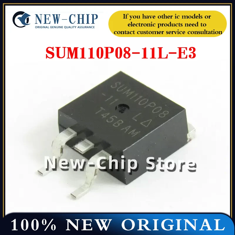 

2PCS-50PCS/LOT SUM110P08-11L-E3 TO-263D2PA 110A 80V New original SUM110P08