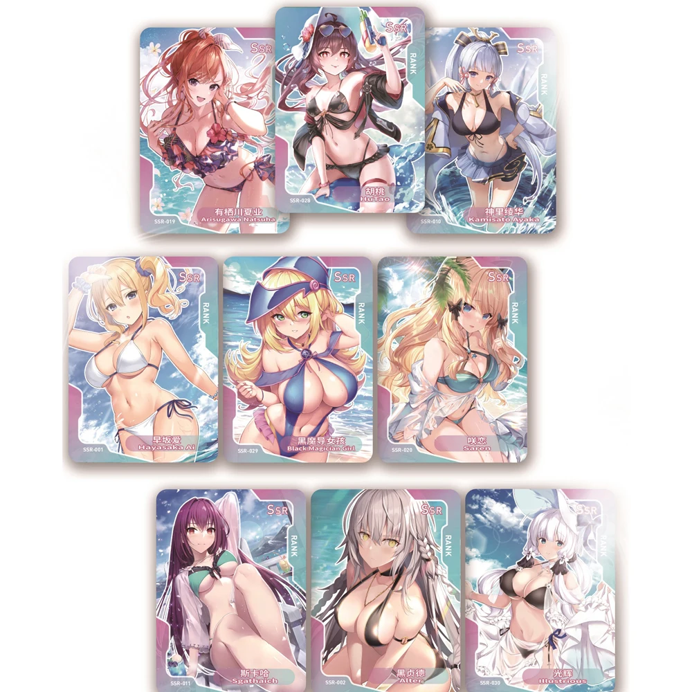 Wholesale Goddess Story Series Full Set Anime Game Girl Party Swimsuit Bikini Feast Supplement Box Fan Toy Collection Card