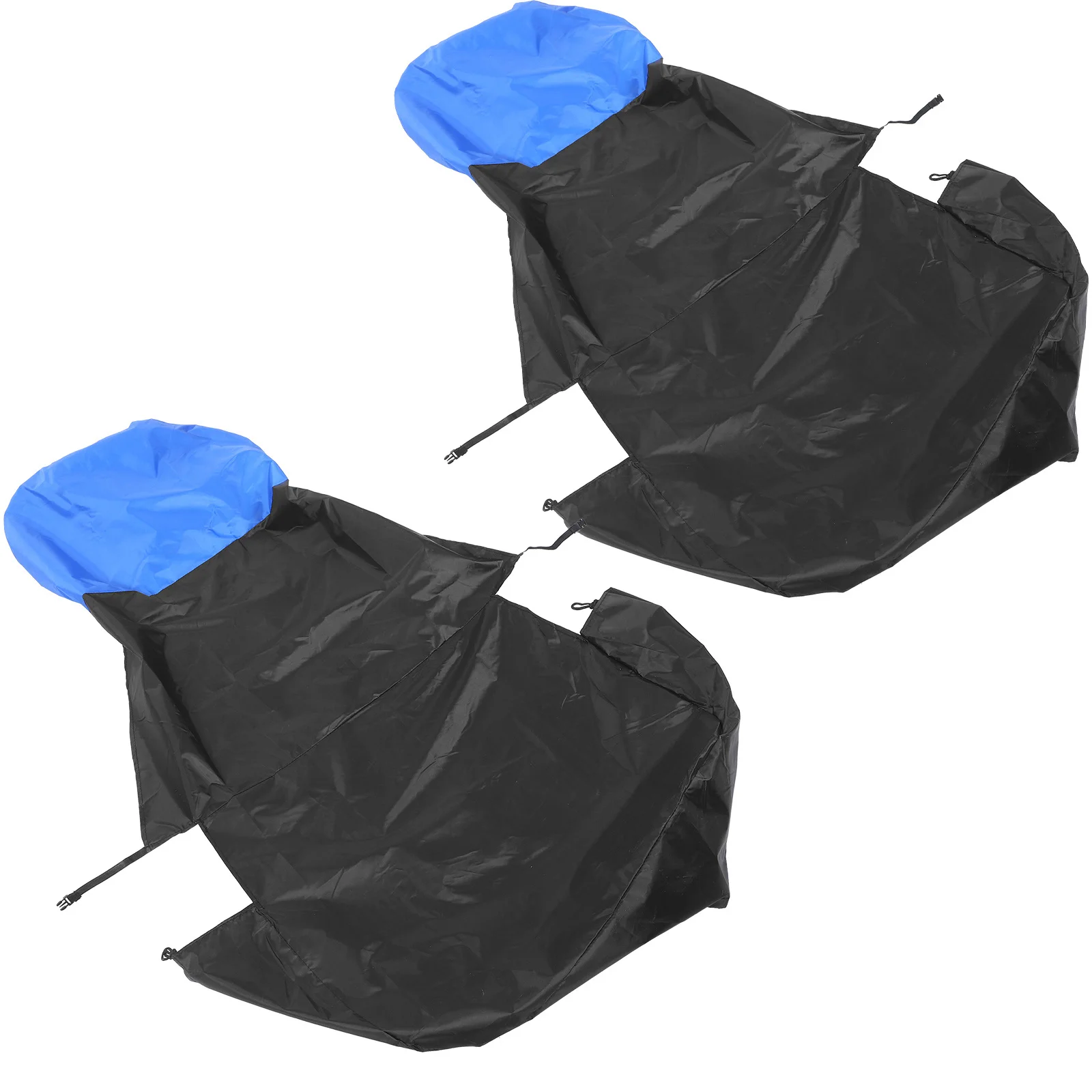 

2pcs Car Seat Cover 180T Polyester Taffeta Oil Resistant Splashproof Universal Fit Heavy Duty Waterproof For Front Seats Truck