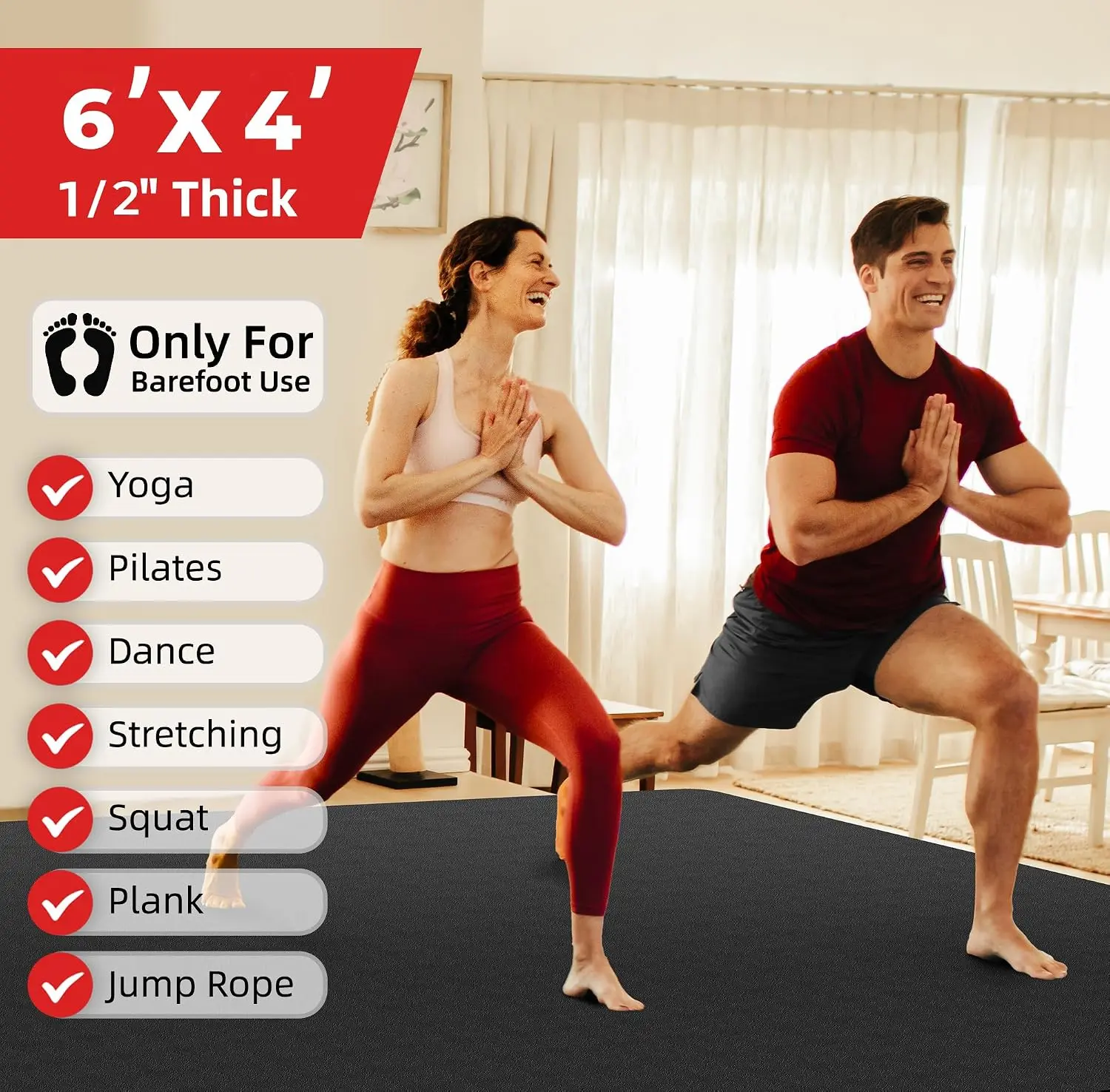 Brand new Extra Large Yoga Mat - 72