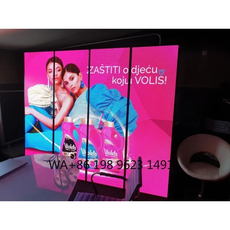 P2.5 Indoor LED Poster Display Screen Full Color Advertising Board Module for Shopping Mall Commercial Digital Signage