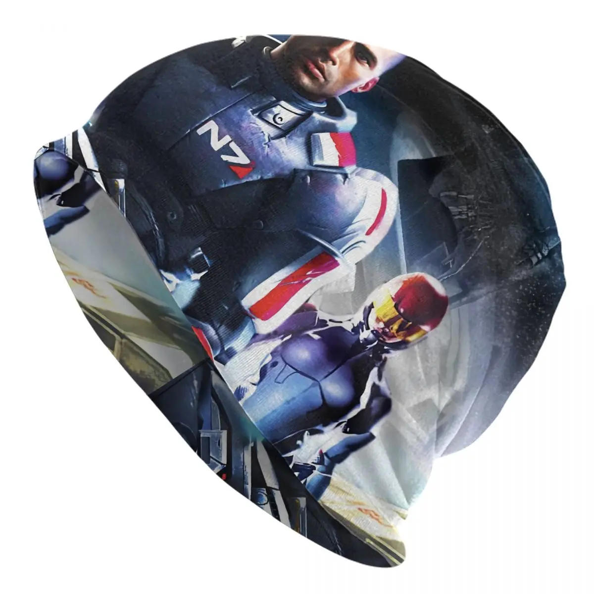 Effect Mass Game Skullies Beanies Hats Cool Unisex Ski Cap Warm Dual-use Bonnet Hat