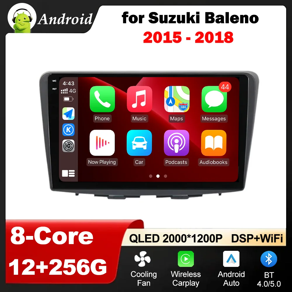 

GPS Navi Car Radio Mulltmedia Player for Suzuki Baleno 2015 - 2018 Android Intelligent System DSP Stereo WiFi+4G HD Touch Screen