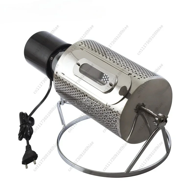 Nuts Grains Baking Tool 304 Stainless Steel Gas Roasting EUElectric Coffee Roaster Automatic Bean Frying Machine 250g Capacity