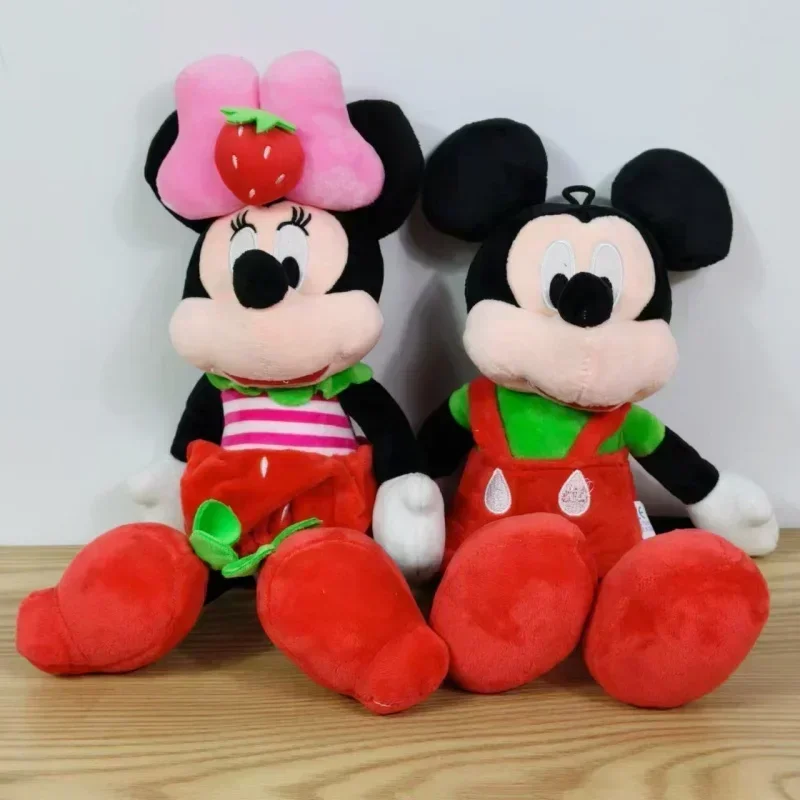 Disney-Peluche douce Minnie Mouse pour enfants, jouet en peluche Anime, oreiller doux au beurre, cadeaux d'anniversaire et de Noël