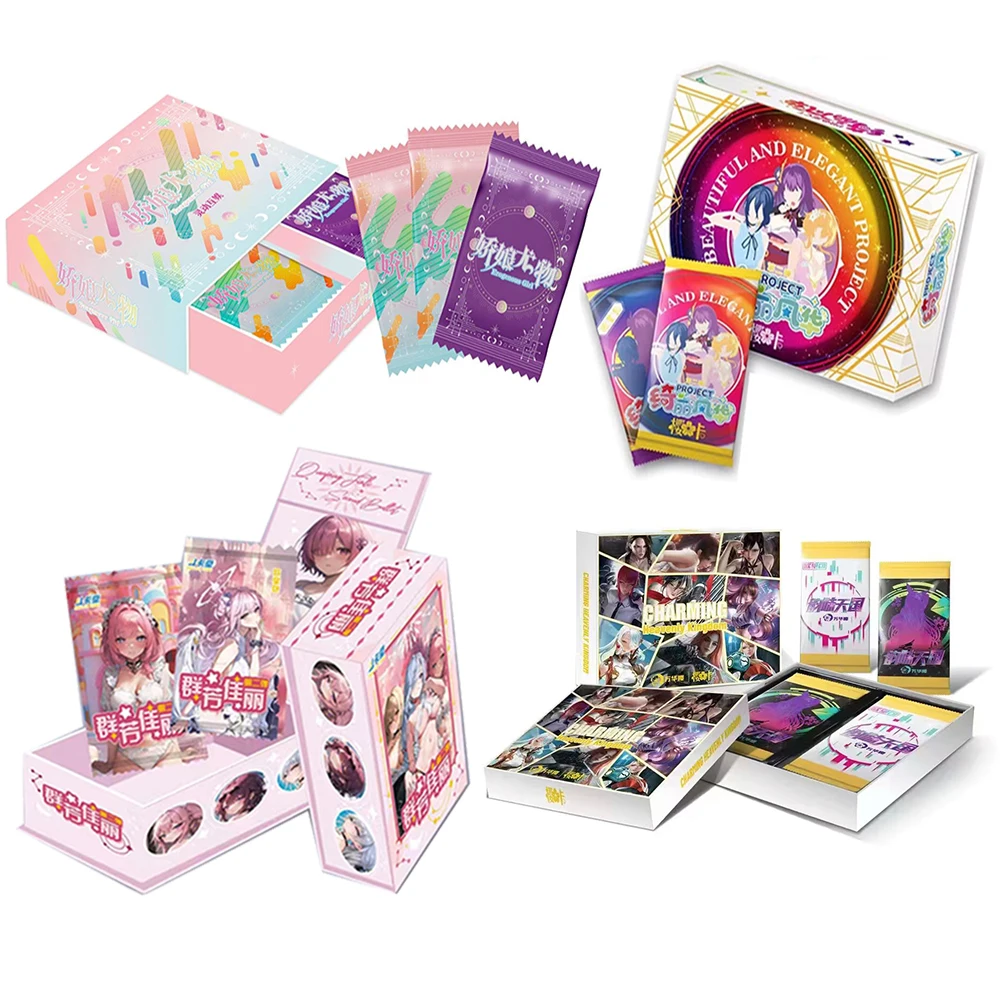 Goddess Story Collection Cards Anime Project Maiden Erogenous Girl Swimsuit Bikini Feast Booster Box Doujin Toys And Hobby Gift