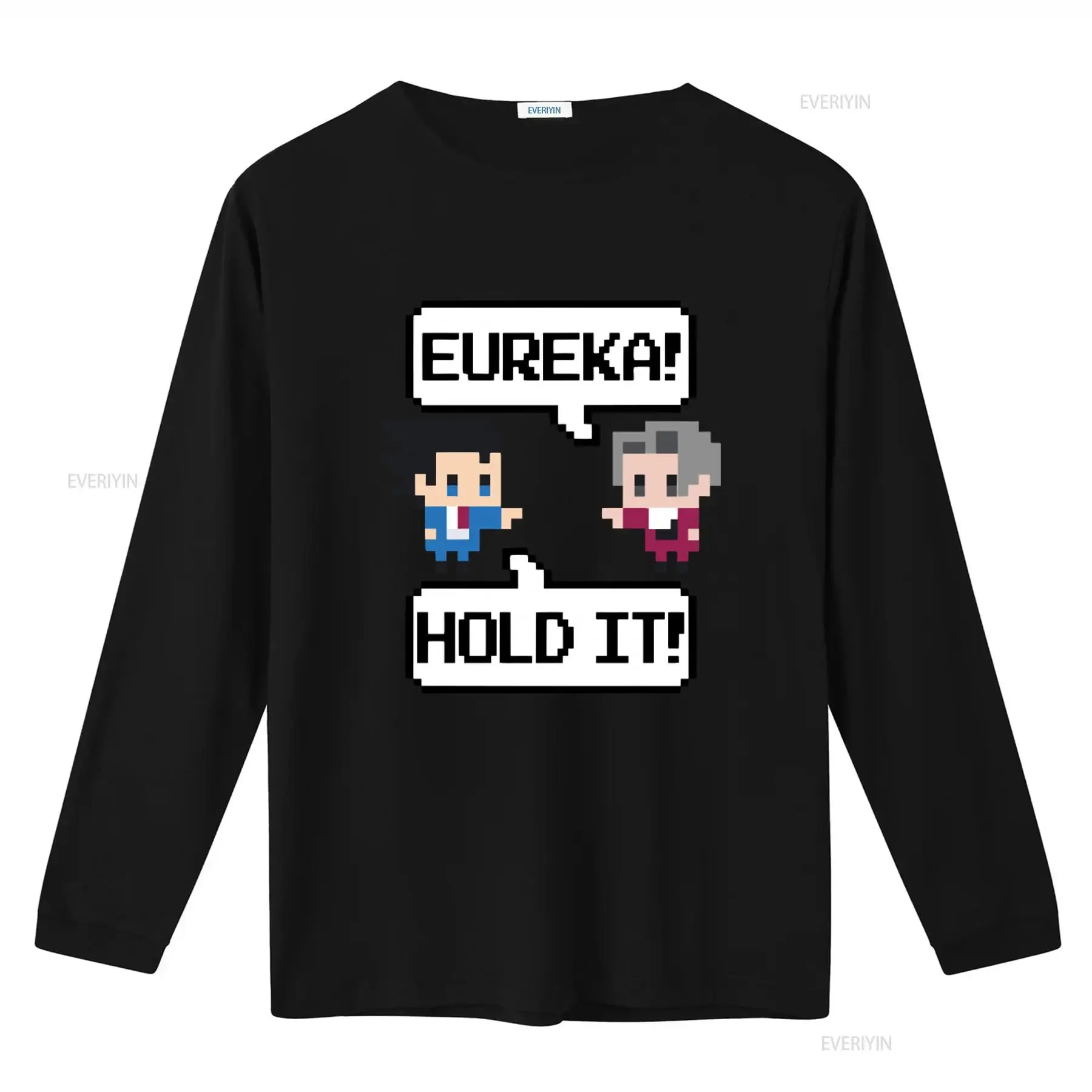Ace Attorney Eureka 8 Bit Gaming Style T Shirt Pixel Art Design  vintage Washed Stylish Comfortable Soft Slightly graphic