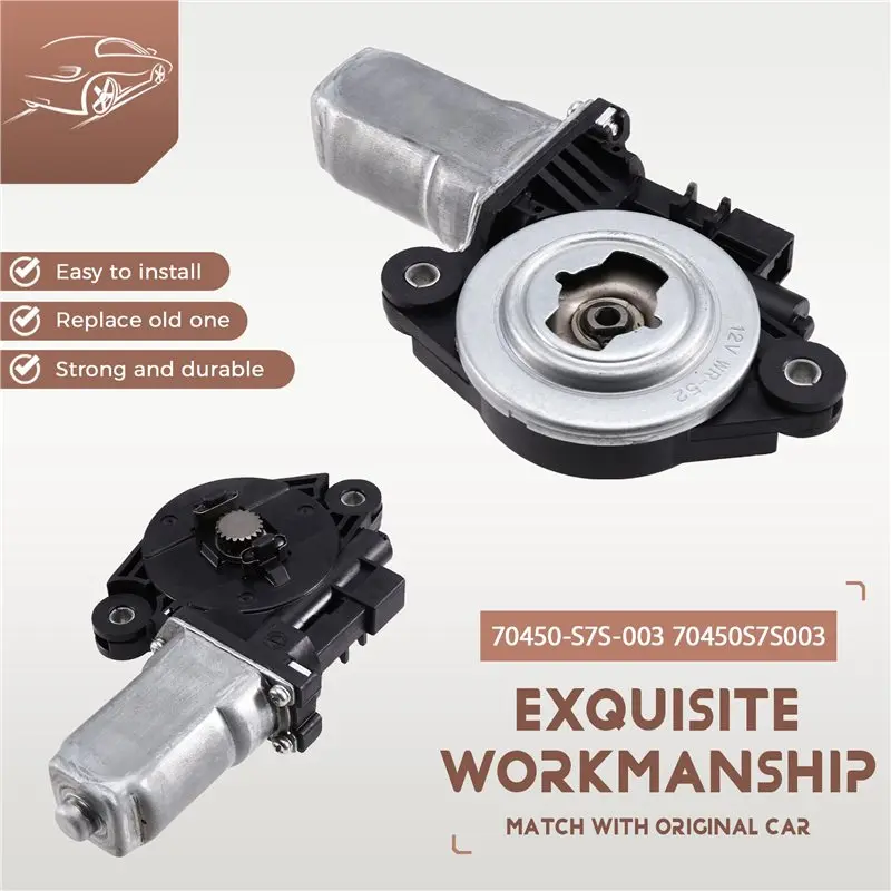 

Электродвигатель люка A85E 70450-S7S-003 70450S7S003 для Honda Accord Odyssey Ridgeline Acura TSX 2003-2014, замена люка