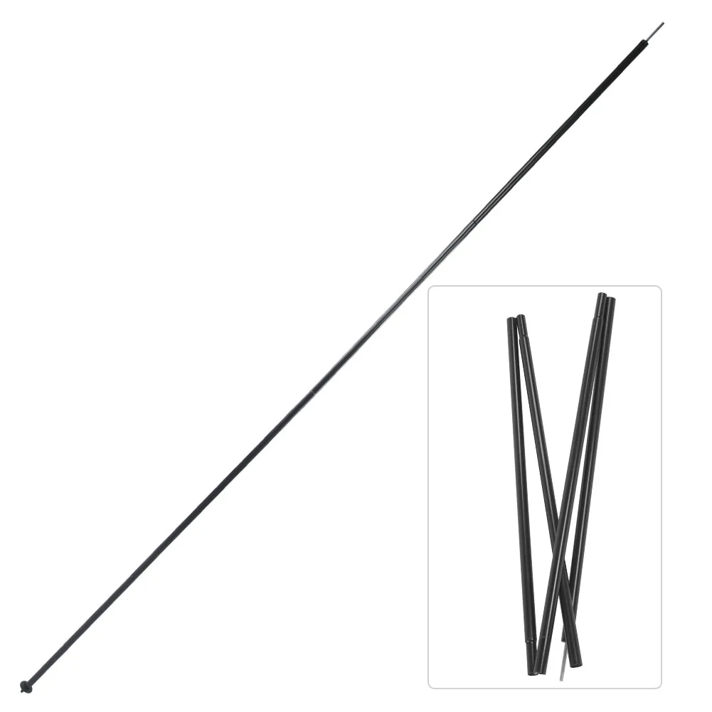 Tenda besi 2m, tiang tenda tiang luar ruangan, tenda besi, kanopi pendukung lipat, batang untuk mendaki berkemah