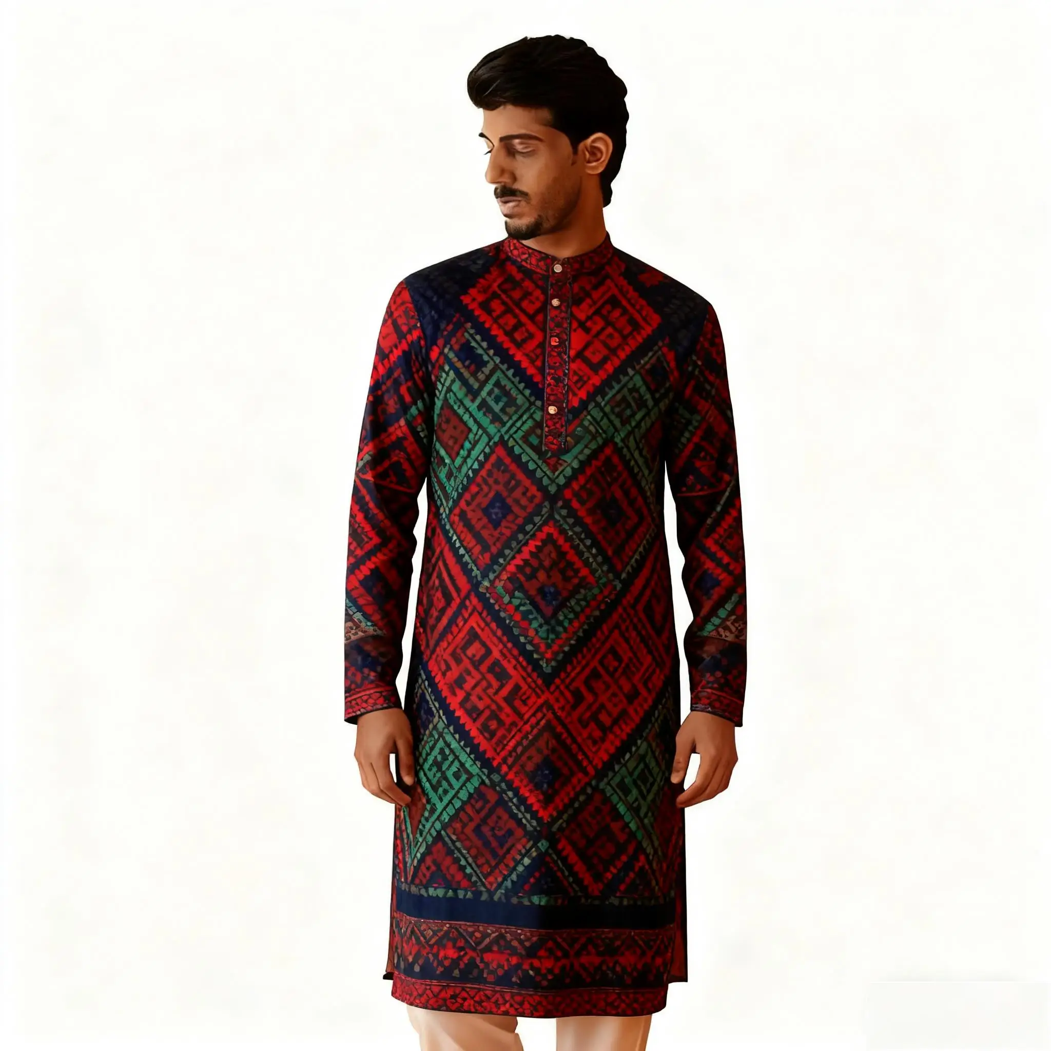 عباية رجالي ثوب عربي طويل الخطوط الإسلامية هينلي قفطان النطاقات ثوب عادي منتجات إسلامية مسلمة Kleider Herren